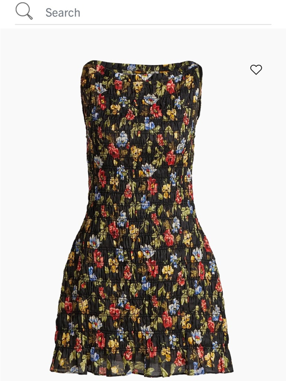 Doen Gianna dress noir wild rose